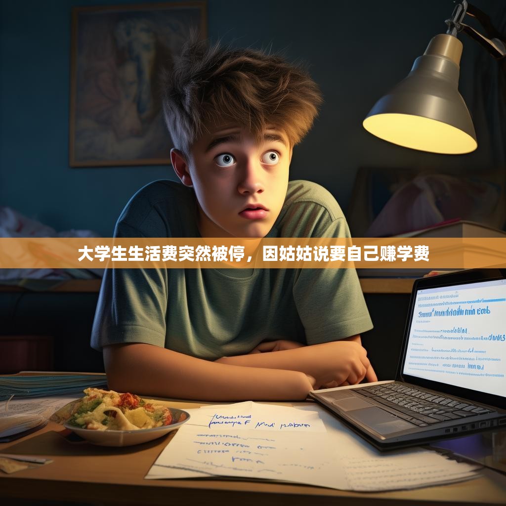 大学生生活费突然被停，因姑姑说要自己赚学费