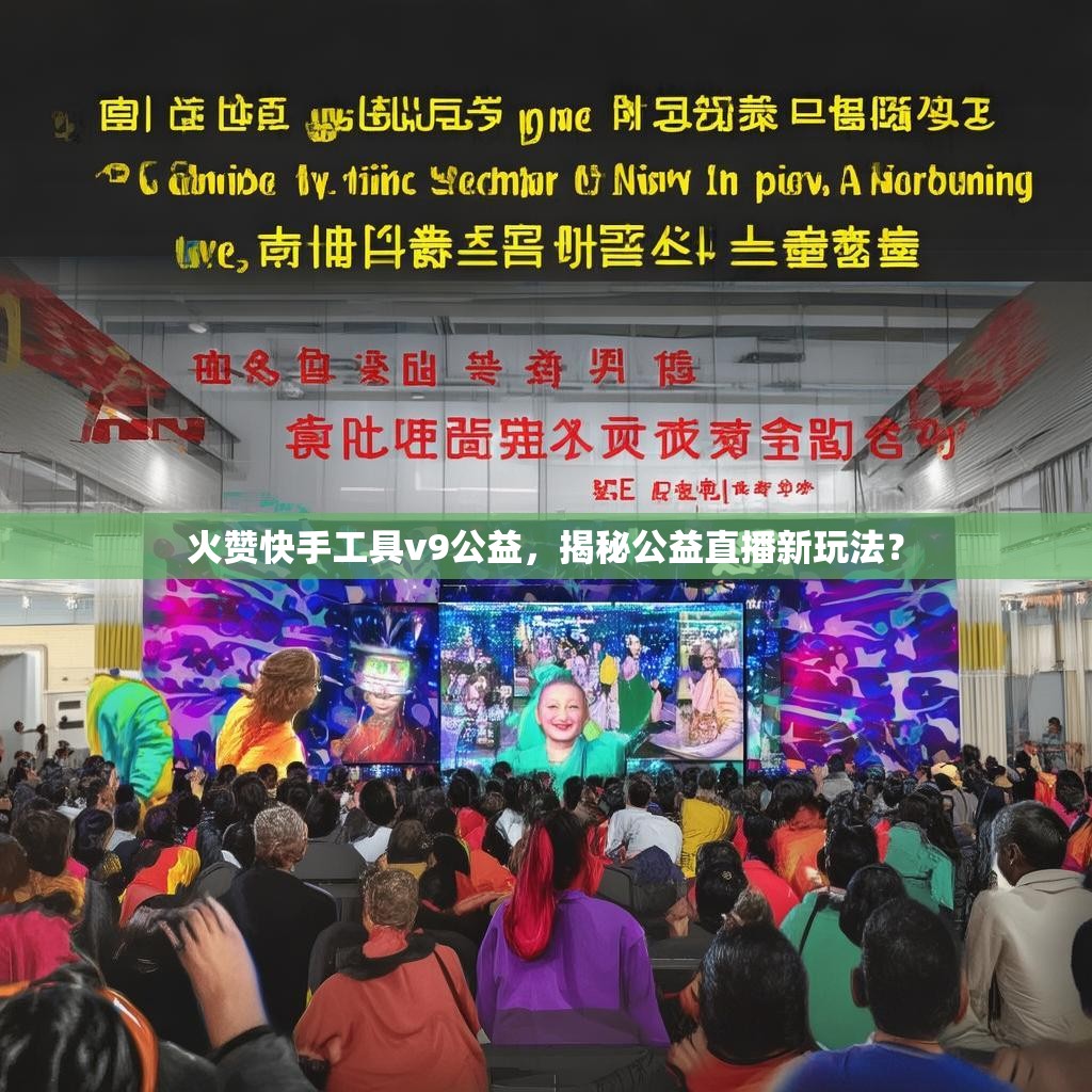 火赞快手工具v9公益，揭秘公益直播新玩法？