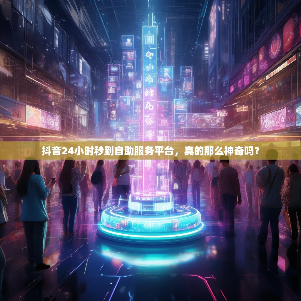 抖音24小时秒到自助服务平台，真的那么神奇吗？