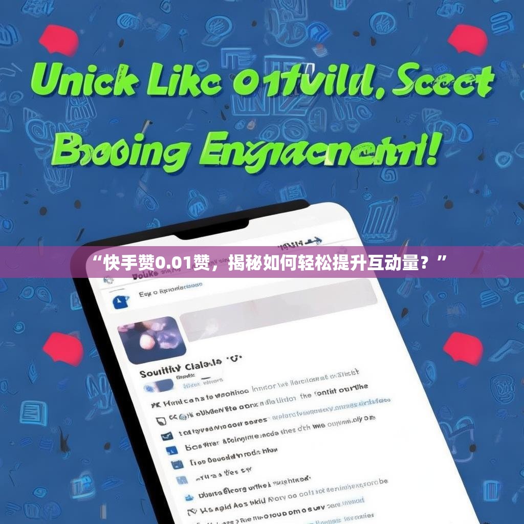 “快手赞0.01赞，揭秘如何轻松提升互动量？”