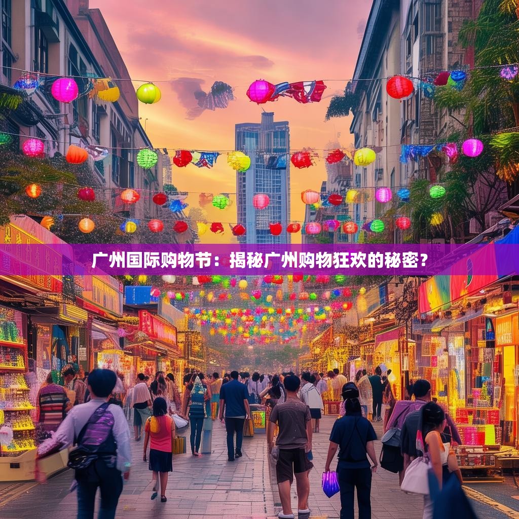 广州国际购物节：揭秘广州购物狂欢的秘密？