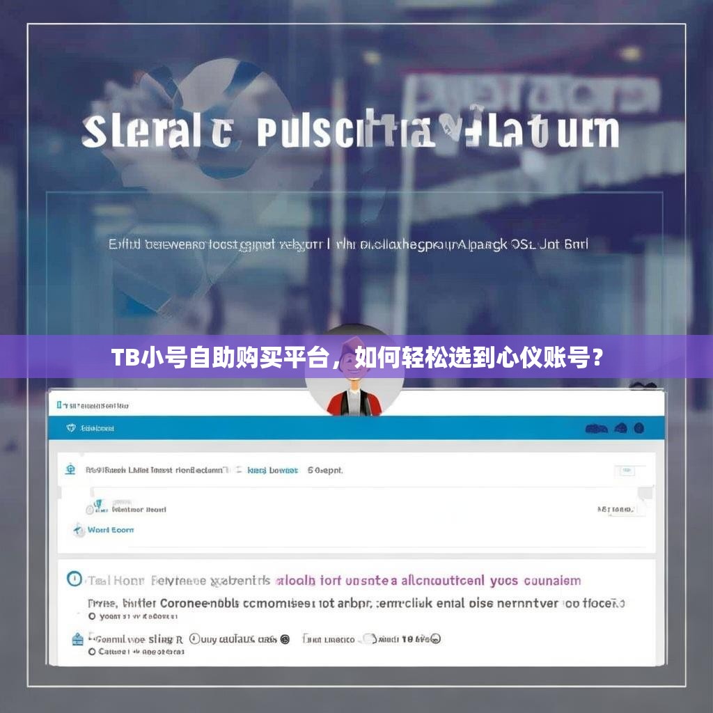 TB小号自助购买平台,如何轻松选到心仪账号?