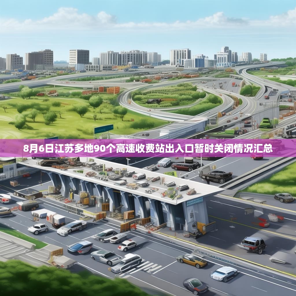 8月6日江苏多地90个高速收费站出入口暂时关闭情况汇总