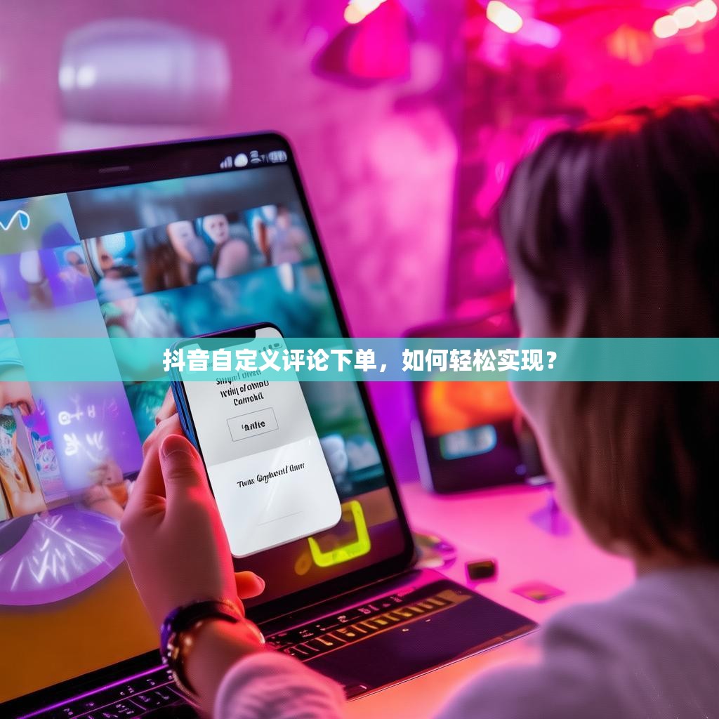 抖音自定义评论下单,如何轻松实现?