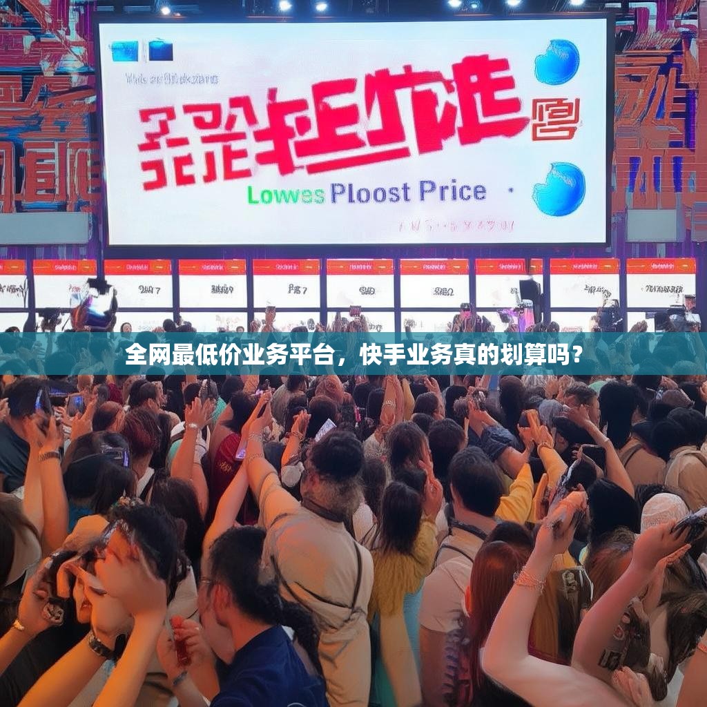 全网最低价业务平台,快手业务真的划算吗?