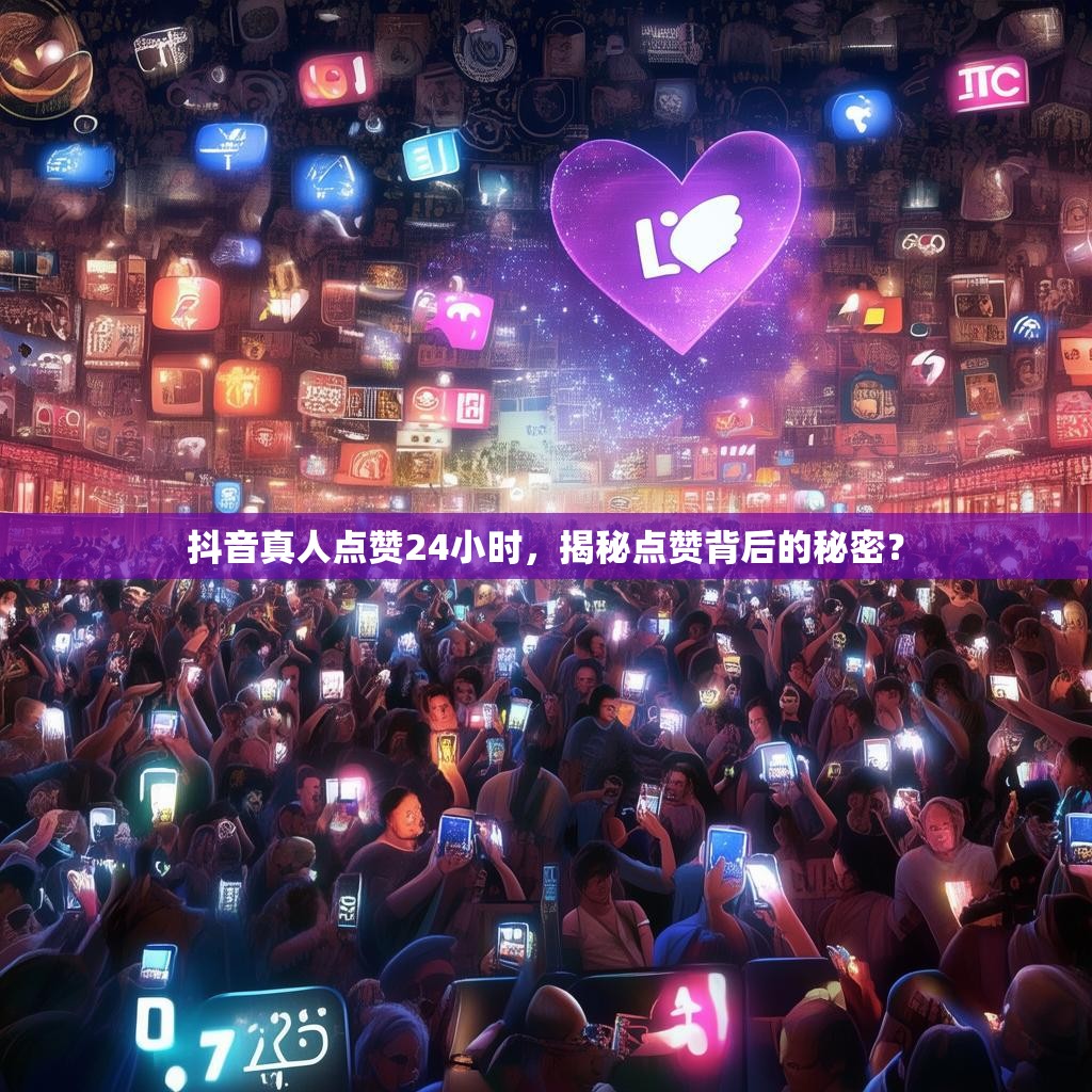 抖音真人点赞24小时，揭秘点赞背后的秘密？