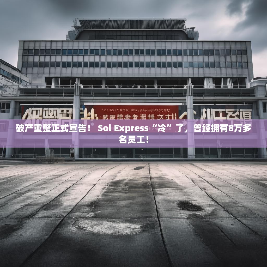 破产重整正式宣告！ Sol Express“冷”了，曾经拥有8万多名员工！