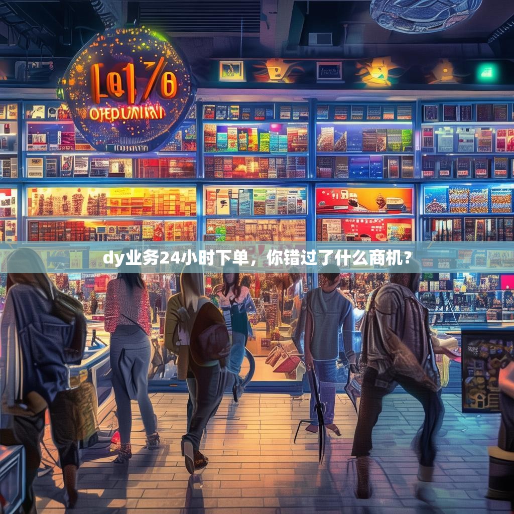 dy业务24小时下单,你错过了什么商机?