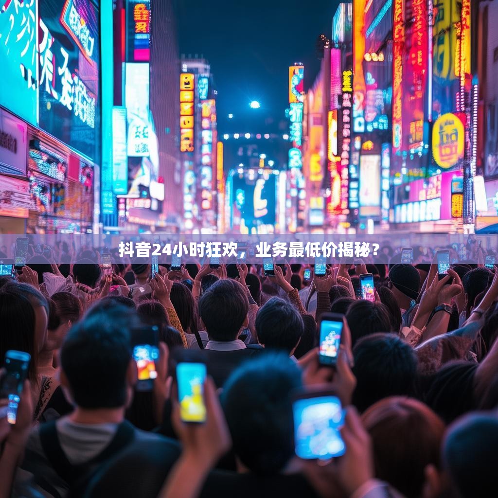 抖音24小时狂欢，业务最低价揭秘？