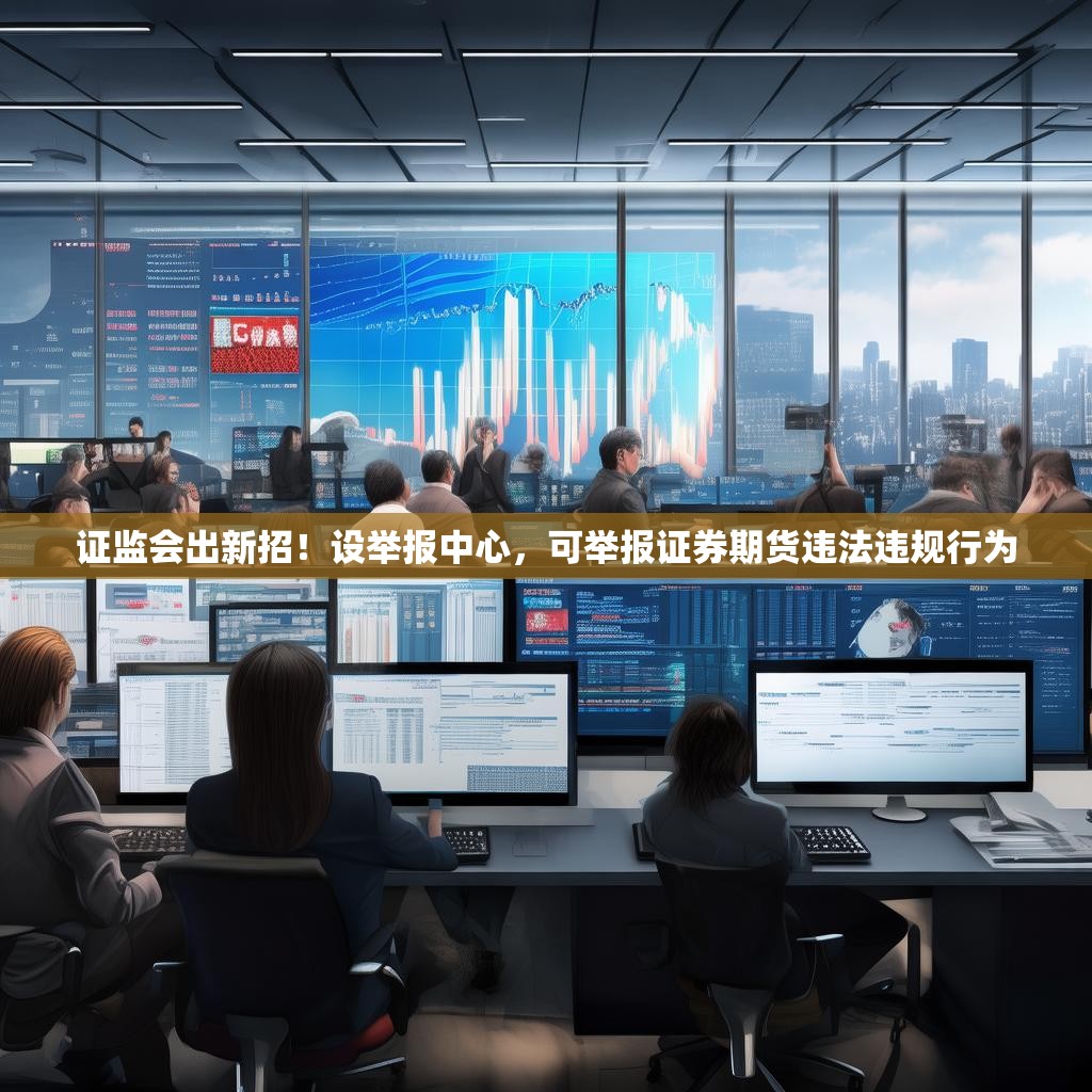 证监会出新招!设举报中心,可举报证券期货违法违规行为