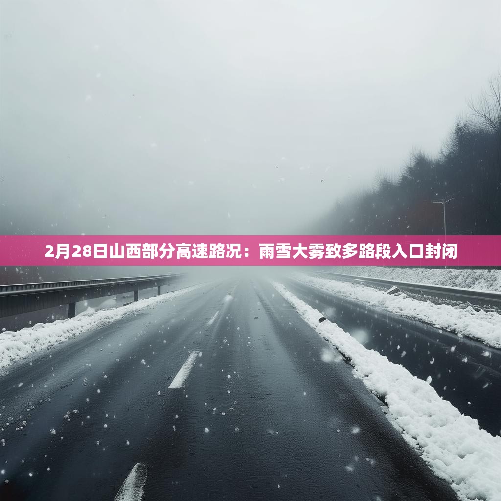 2月28日山西部分高速路况：雨雪大雾致多路段入口封闭