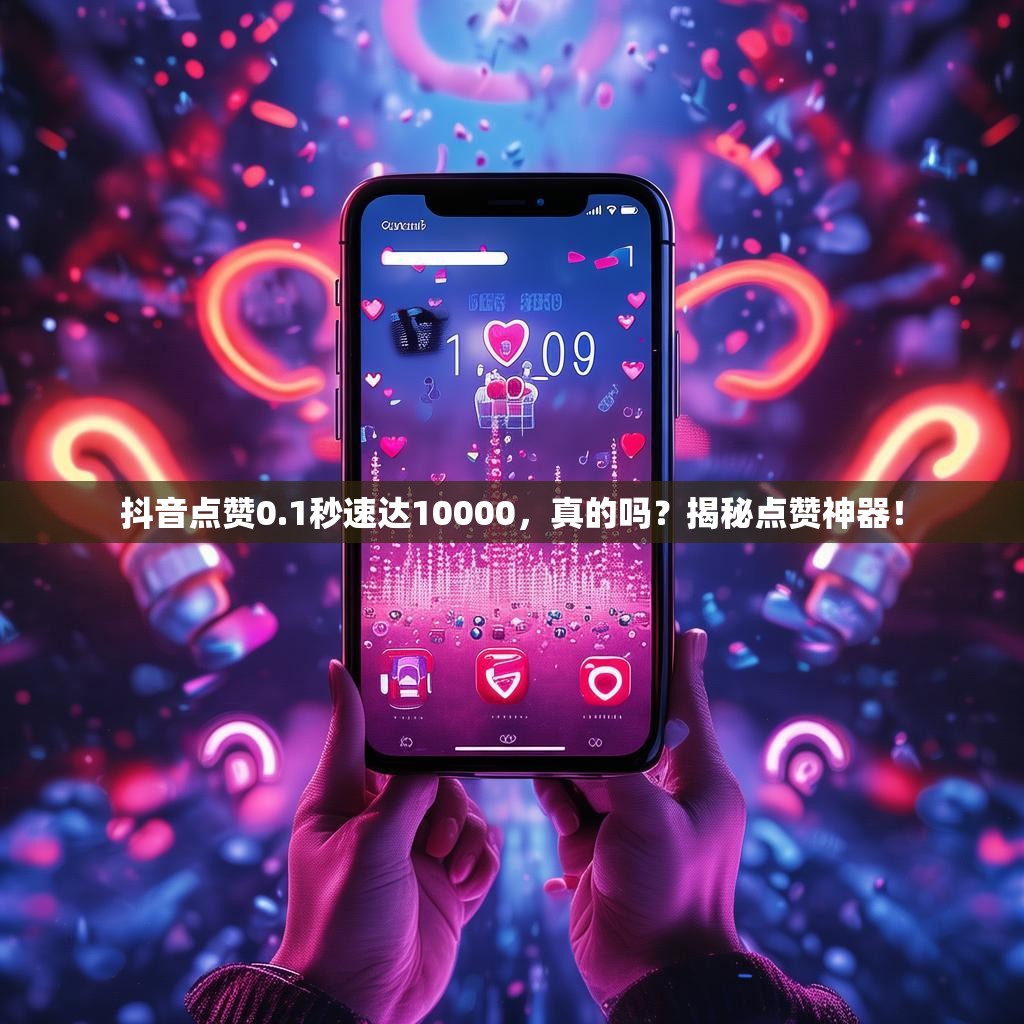 抖音点赞0.1秒速达10000,真的吗?揭秘点赞神器!