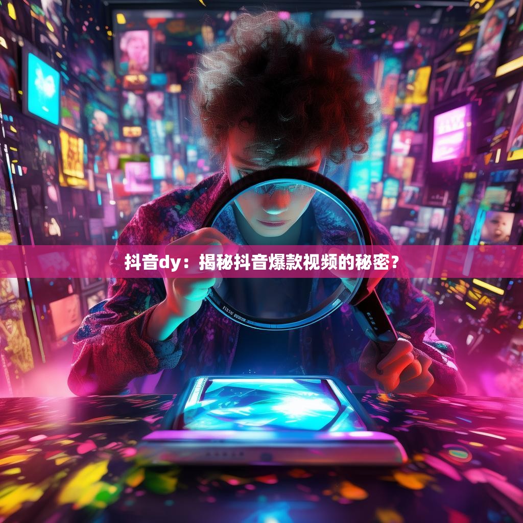 抖音dy：揭秘抖音爆款视频的秘密？