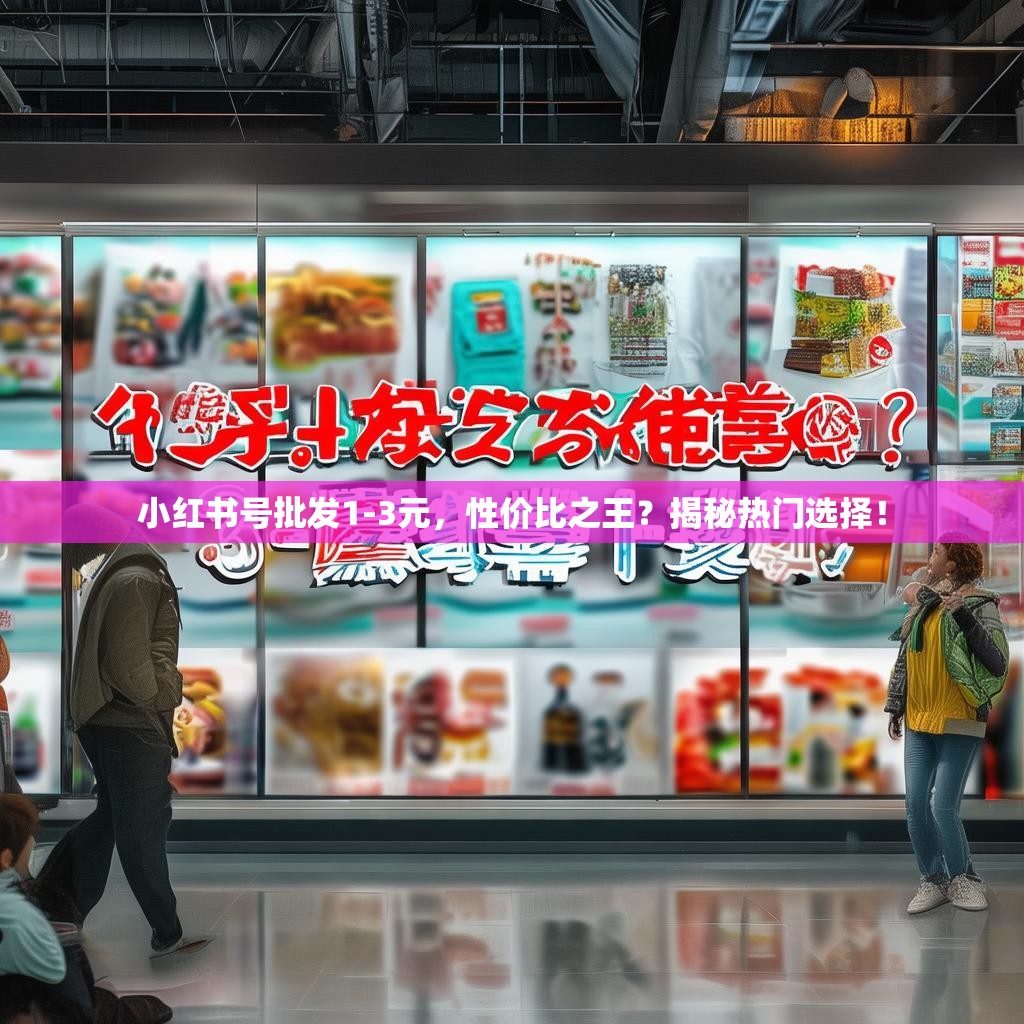 小红书号批发1-3元，性价比之王？揭秘热门选择！