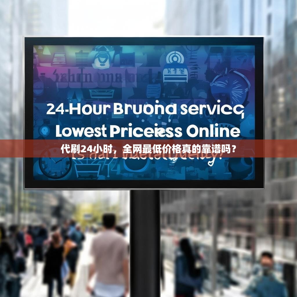 代刷24小时，全网最低价格真的靠谱吗？