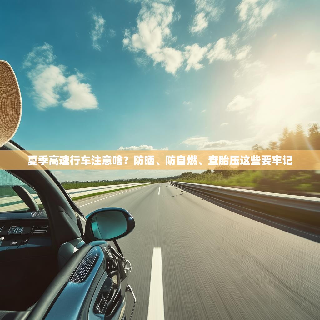 夏季高速行车注意啥?防晒、防自燃、查胎压这些要牢记