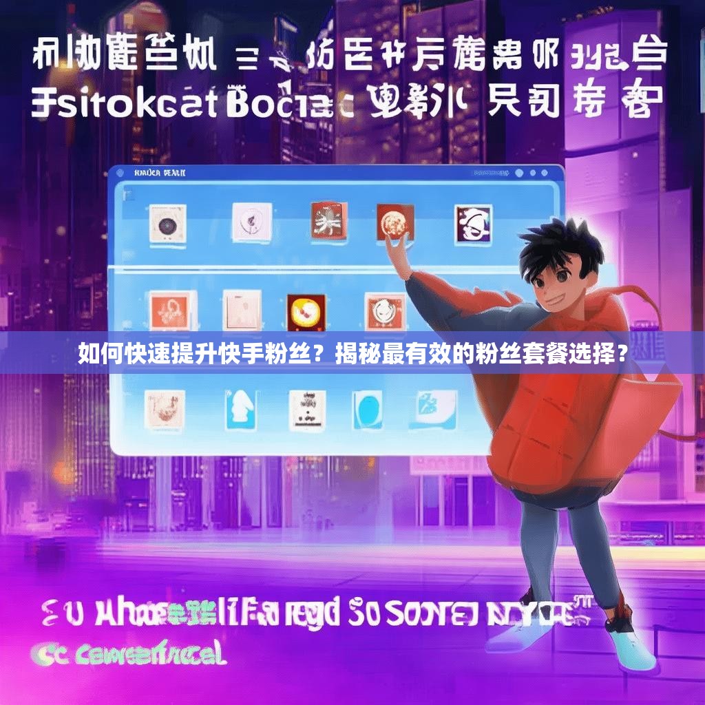 如何快速提升快手粉丝？揭秘最有效的粉丝套餐选择？