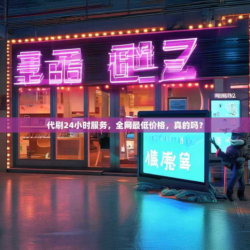 <strong><mark>代刷24小时</mark></strong>服务，全网最低价格，真的吗？