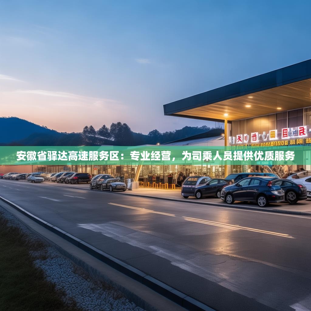 安徽省驿达高速服务区：专业经营，为司乘人员提供优质服务