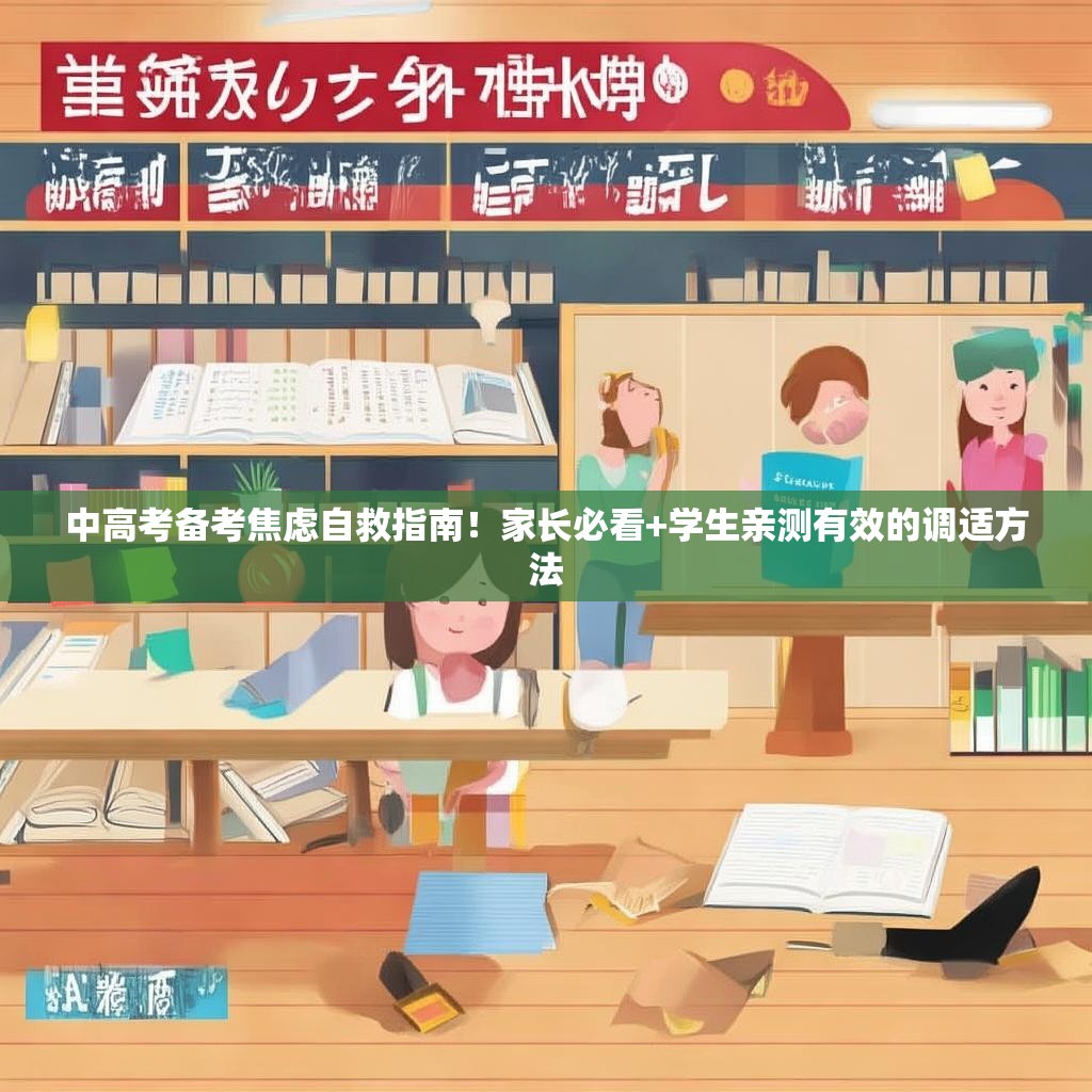 中高考备考焦虑自救指南！家长必看+学生亲测有效的调适方法