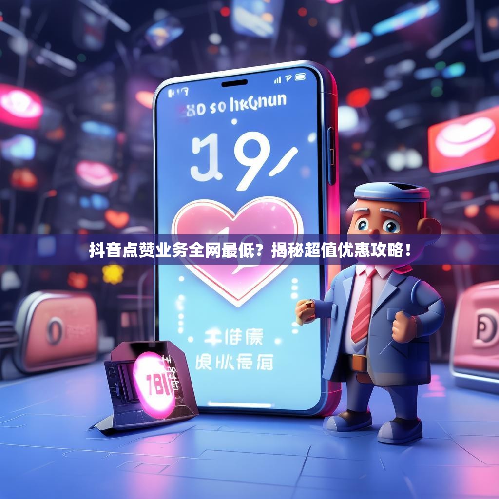 抖音点赞业务全网最低？揭秘超值优惠攻略！