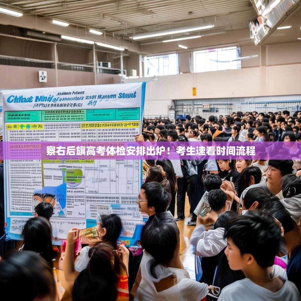 察右后旗高考体检安排出炉！考生速看时间流程