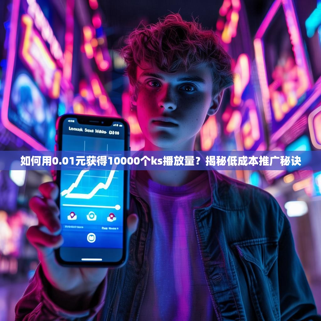 如何用0.01元获得10000个ks播放量？揭秘低成本推广秘诀