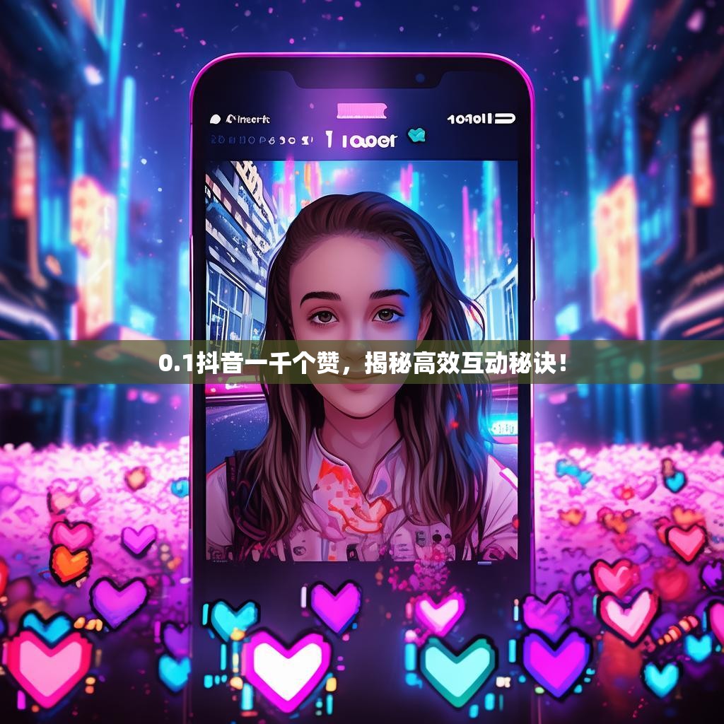 0.1抖音一千个赞，揭秘高效互动秘诀！