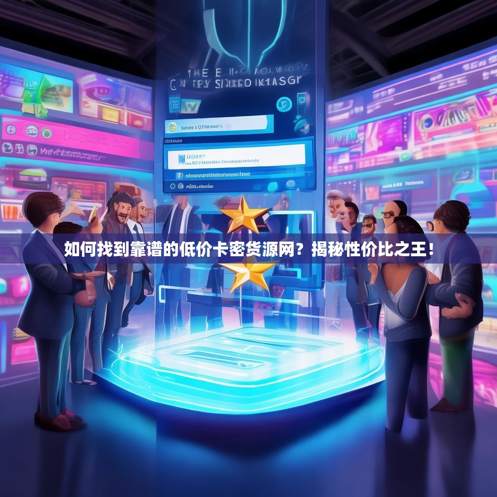 如何找到靠谱的低价卡密货源网？揭秘性价比之王！