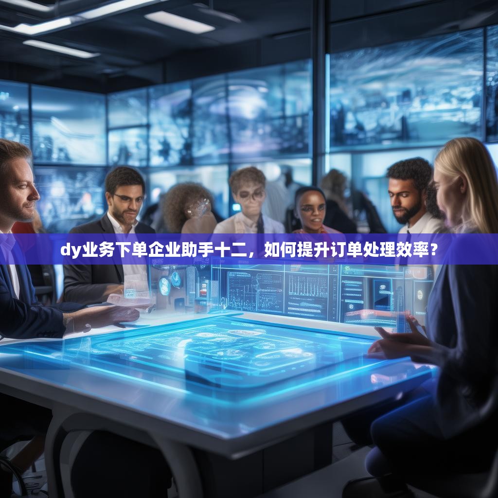 dy业务下单企业助手十二，如何提升订单处理效率？