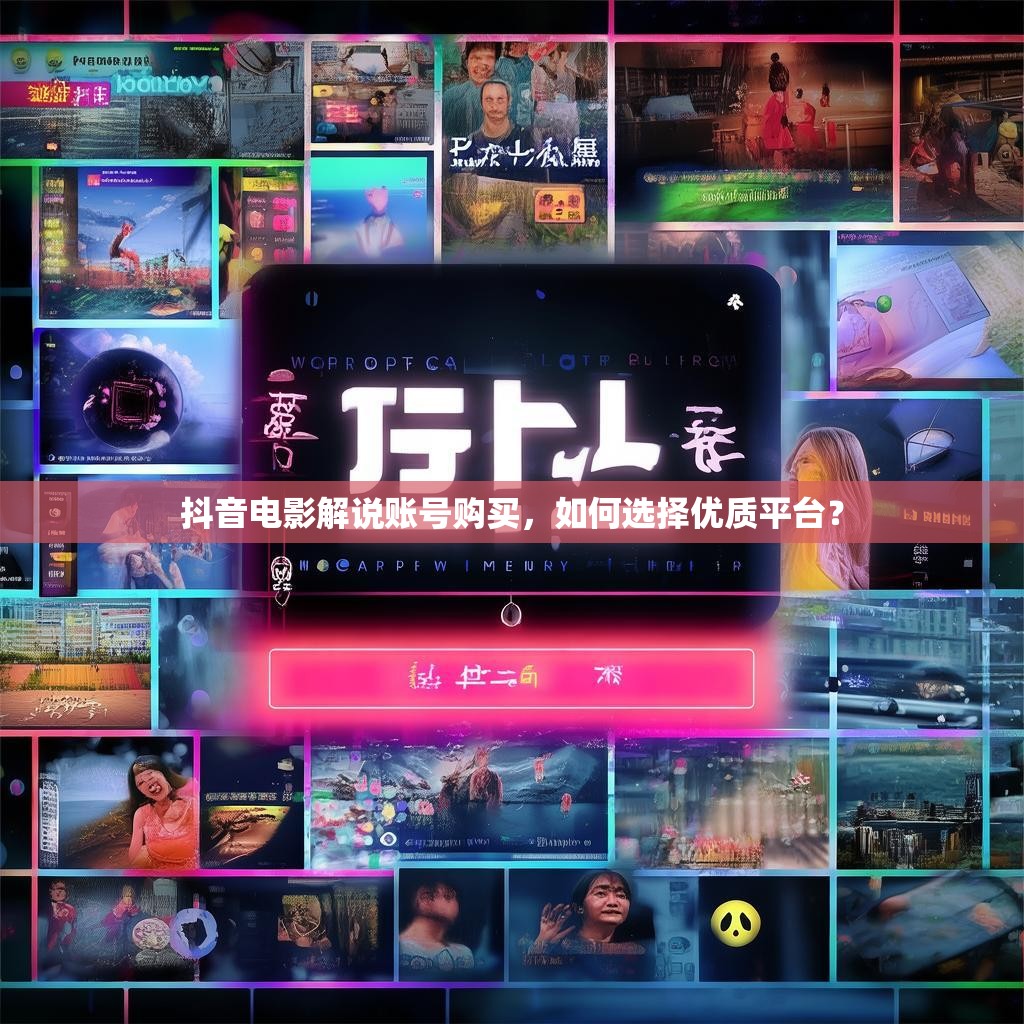 抖音电影解说账号购买，如何选择优质平台？