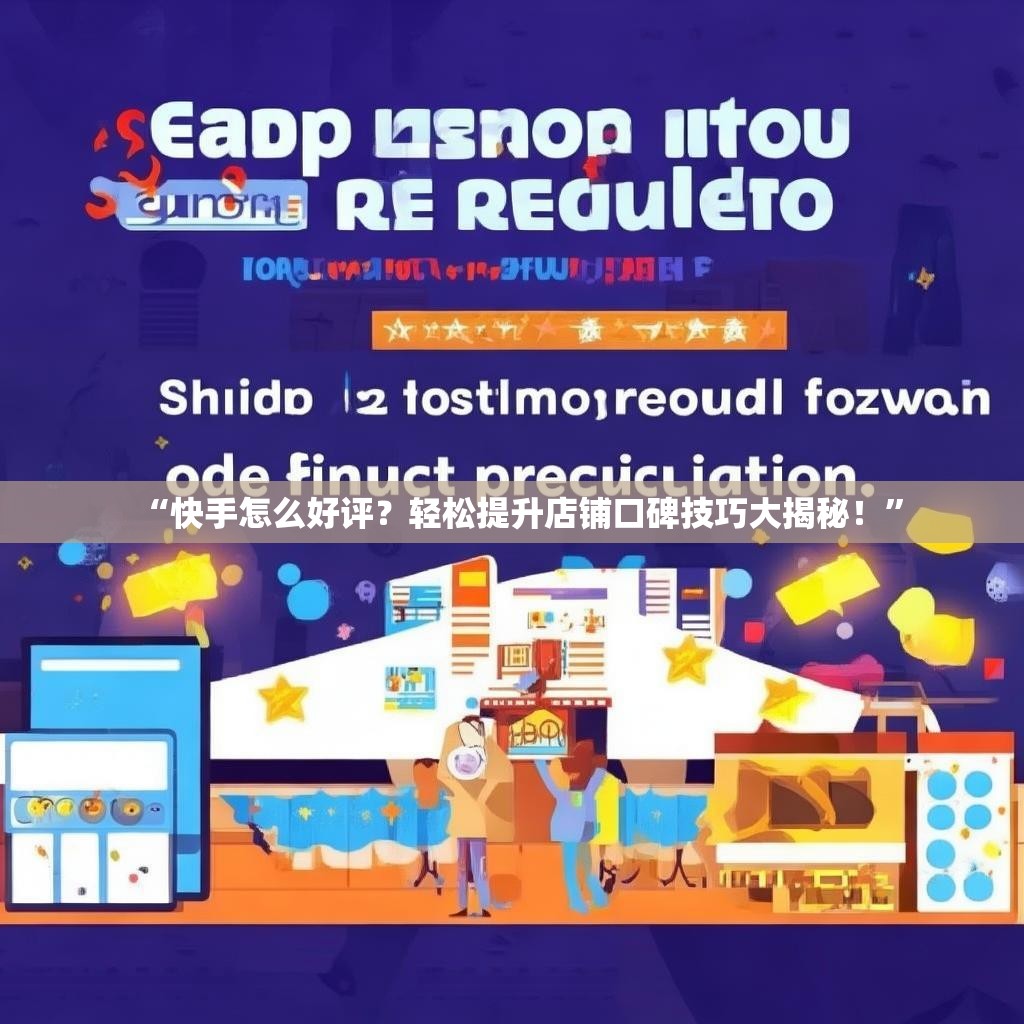 “快手怎么好评？轻松提升店铺口碑技巧大揭秘！”