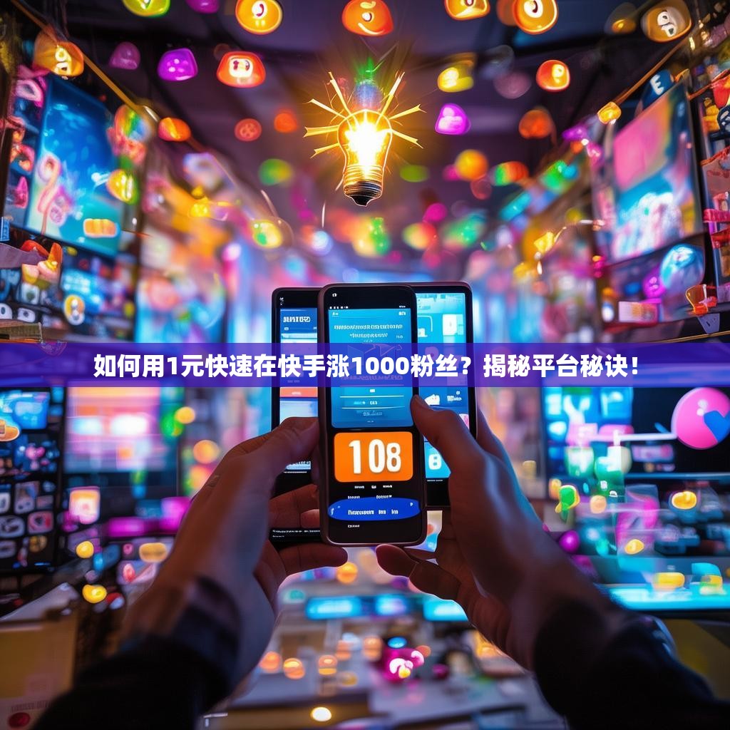 如何用1元快速在快手涨1000粉丝？揭秘平台秘诀！