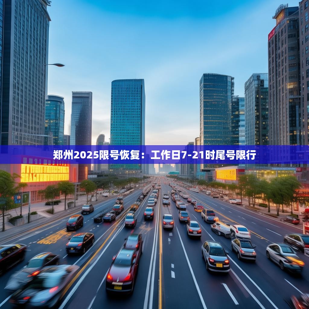 郑州2025限号恢复：工作日7-21时尾号限行