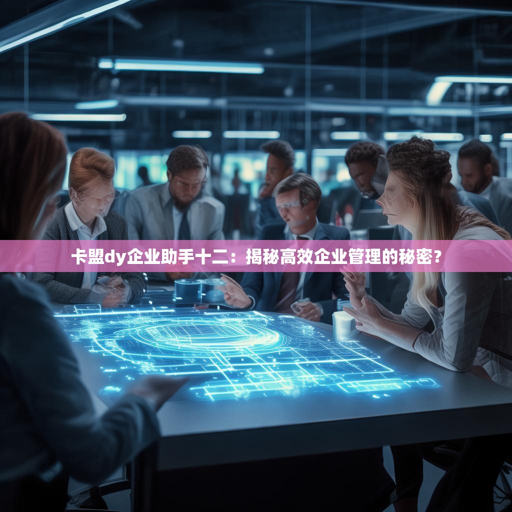 卡盟dy企业助手十二：揭秘高效企业管理的秘密？
