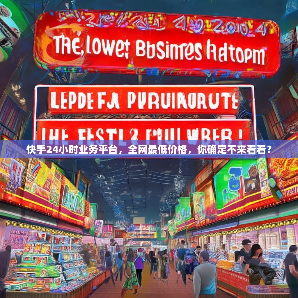 快手24小时业务平台,全网最低价格,你确定不来看看?