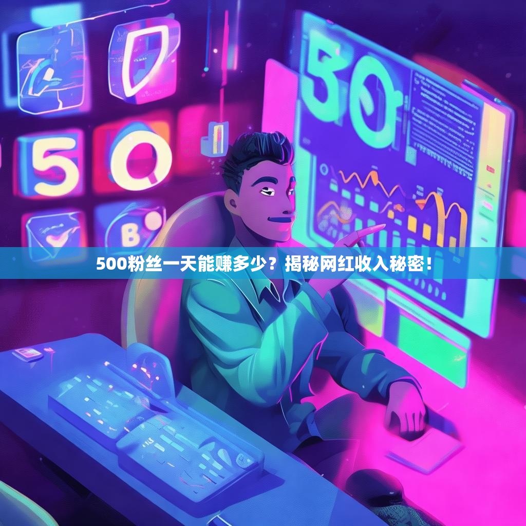 500粉丝一天能赚多少?揭秘网红收入秘密!