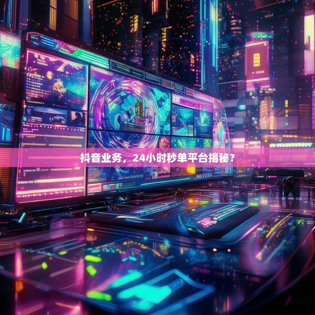 抖音业务，24小时秒单平台揭秘？