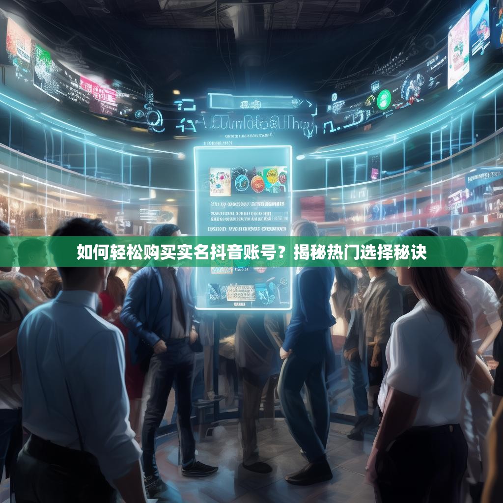 详细阅读:如何轻松购买实名抖音账号?揭秘热门选择秘诀 如何轻松购买实名抖音账号?揭秘热门选择秘诀
