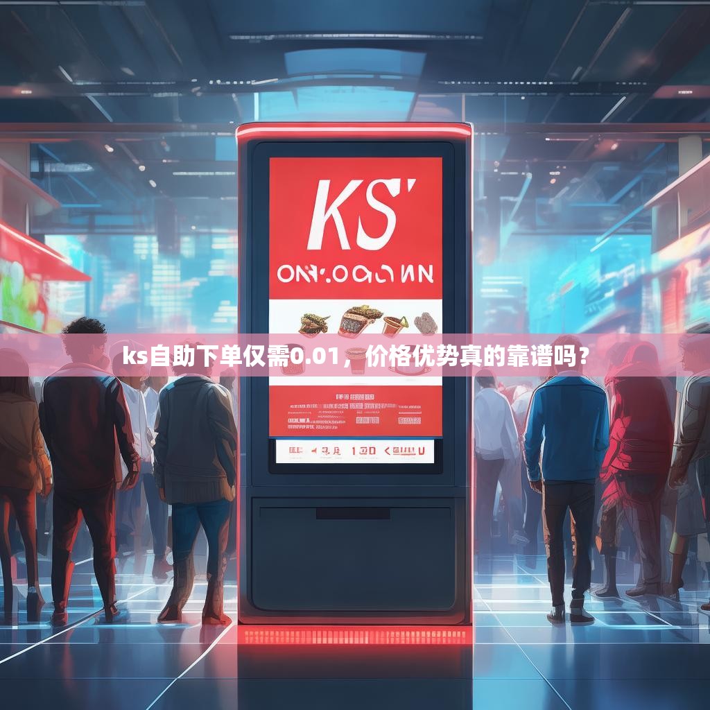 详细阅读:ks自助下单仅需0.01,价格优势真的靠谱吗? ks自助下单仅需0.01,价格优势真的靠谱吗?