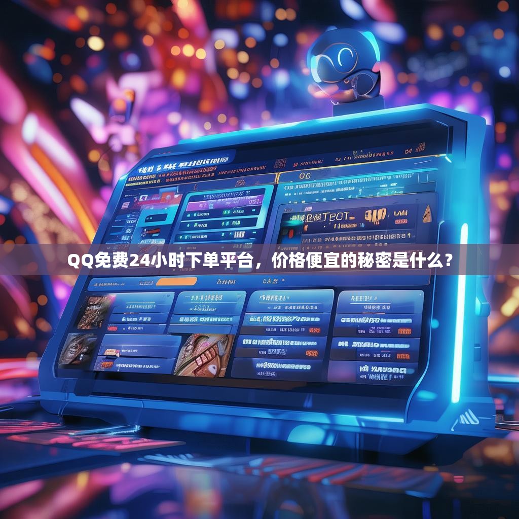 QQ免费24小时下单平台,价格便宜的秘密是什么?