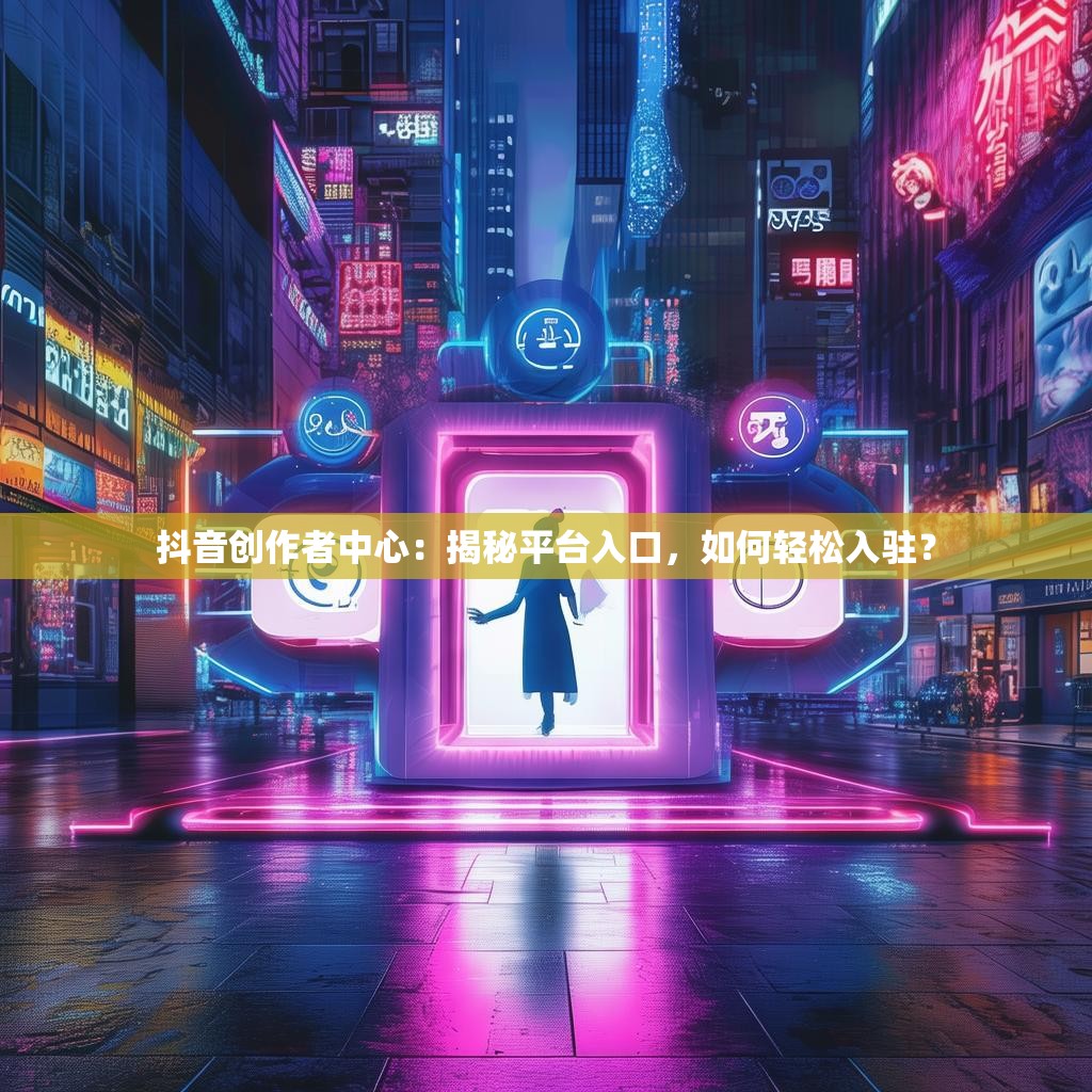 抖音创作者中心:揭秘平台入口,如何轻松入驻?