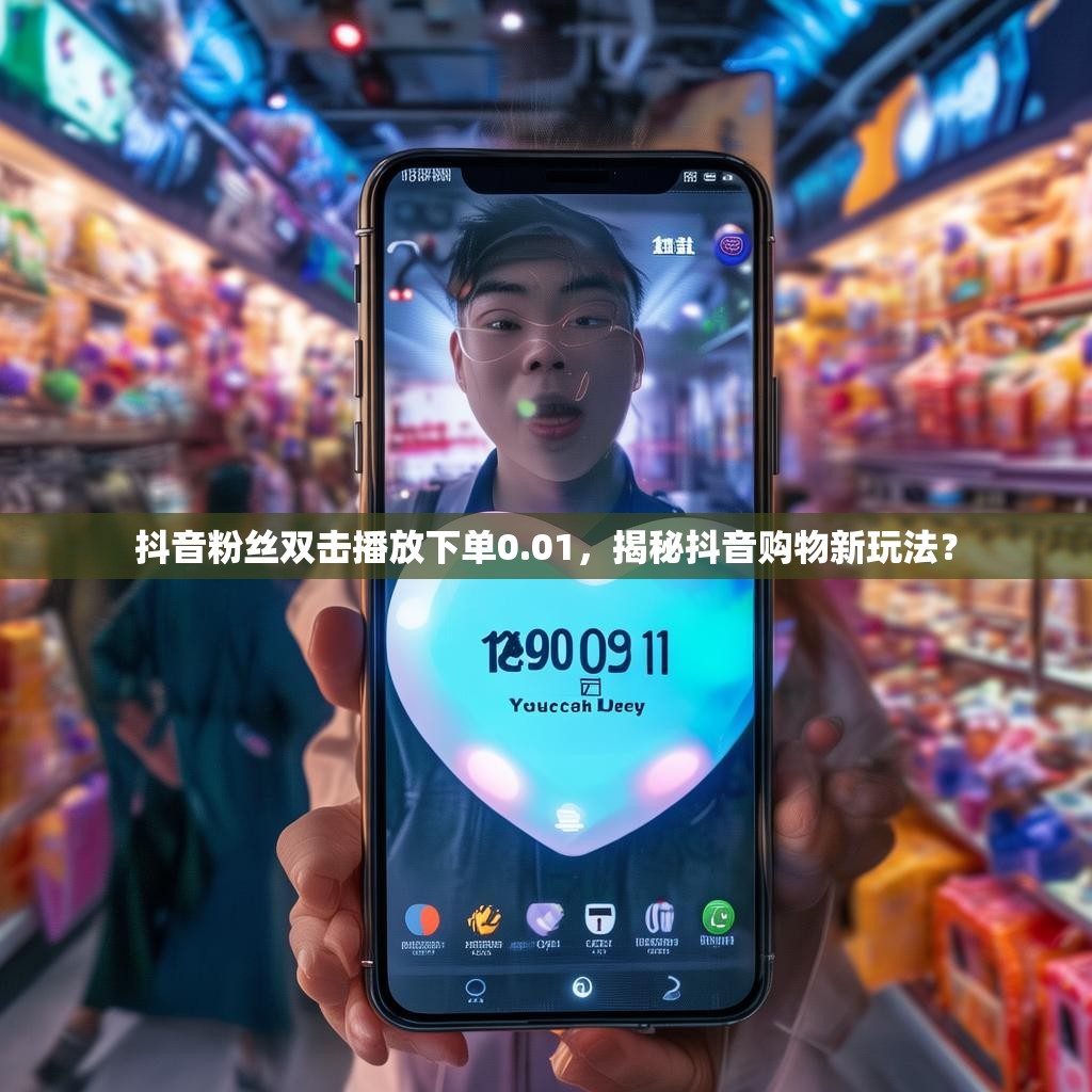 抖音粉丝双击播放下单0.01,揭秘抖音购物新玩法?