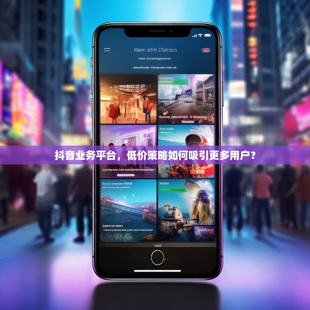 抖音业务平台，低价策略如何吸引更多用户？