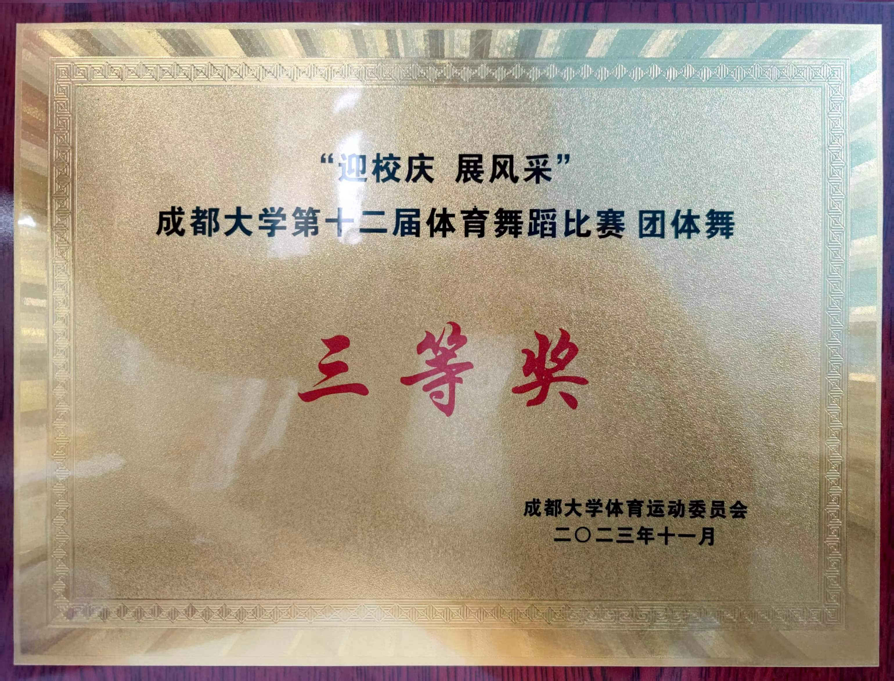 成都大学第十二届体育舞蹈比赛圆满落幕,展学子风采