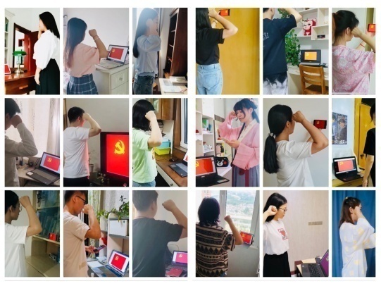 大学艺术活动周:学党史、重温入党誓词